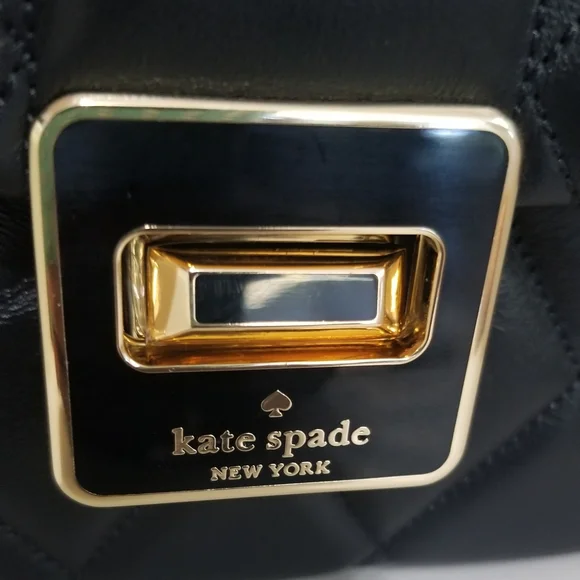 Kate Spade Quilted Black Shoulder Bag - Picture 5 of 6